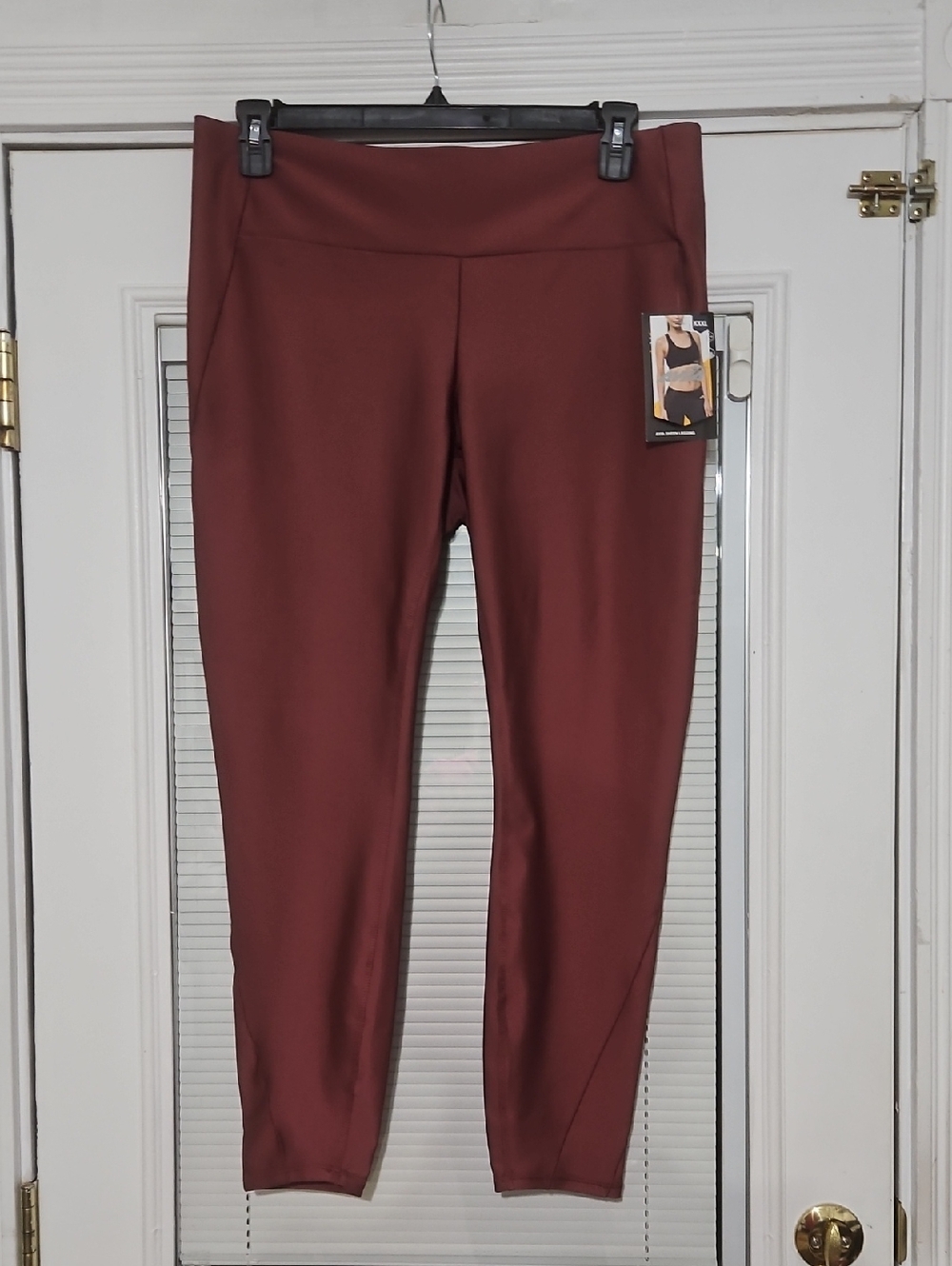 Avia Burgundy High-Rise Leggings